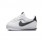 Nike Cortez EasyOn Soft And Comfortable Abrasion Resistant Low top Kids Lifestyle Shoes White Infant And Toddler DM0952-106 23.5 white