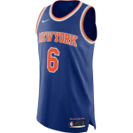Nike New York Knicks Kristaps Porzingis Autenti&scaron;kas mar&scaron;kinėlis Icon Edition Krep&scaron;inio mar&scaron;kinėlis Vyri&scaron;kas Tamsiai mėlynas AV2676-495 40