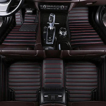 Skirta Tesla Model X Automobilio Odiniai Vandeniui Atsparūs Individualūs Automobilio Grindų Kilimėliai Kilimai Pėdai Coche Priedas Grindų Įklotas 7Seats Model black