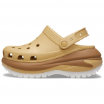 Crocs Mega Crush Matiniai Mediniai Batai Patogūs Universalūs Batai Unisex Batai Kviečių Spalvos 210749-209 36-37