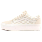 Vans Old Skool Platform Woven - Blanc De Blanc Unisex Kedai Baltos Odos VN0A5KX99GY 35