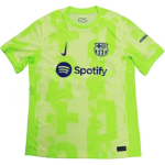 Nike Dri-Fit Spotify Barcelona 24/25 Antri i&scaron;vykos paprasti trumparankoviai mar&scaron;kinėliai su apvalia apykakle vyrams žalia FQ2022702 M