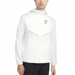 Nike Impossibly Light Kipchoge Windrunner su gobtuvu ir užtrauktuku Lengvas sportinis &scaron;varkas Vyri&scaron;ki &scaron;varkai Summit-White Stadium-Green FV9607-121 XL