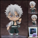 Sanemi Shinazugawa Vėjo Hashira Anime Veiksmo Figūrėlė Keičiamas Veidas PVC Kolekcionuojama Stalo Dekoro Ornamentas Dovana Anime Gerbėjams