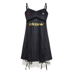 Adidas Originals Juoda Suknelė Laisvo Kirpimo Mozaikinė Sportinė Apatinė Suknelė Moteri&scaron;kos Suknelės KU4752 XS