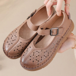 Nauji natūralios odos moteri&scaron;ki basutės plok&scaron;čiapadžiai batai moteriai prabangus mary jane sandalas moteri&scaron;kas dirželis loaferis poniai gilūs plok&scaron;čiapadžiai 35