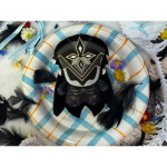 10cm Sandėlyje Genshin Impact Medvilninė pliu&scaron;inė lėlė Fatui Harbingers Dottore Columbina Capitano Wanderer Pakabukas Rankinė lėlė Žaislas Dovana 10cm gray