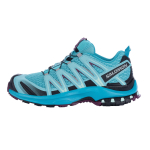 [Salomon] Bėgimo takais XA PRO 3D MOTERIMS (XA Pro 3D) Moterų L40089600 Mėlyna Curacao/Mėlyna pauk&scaron;tė/Tamsiai violetinė. 24,5 cm
