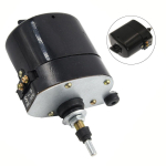 12V Universalus priekinio stiklo valytuvo variklis Valytuvo &scaron;luotelė 01287358 0390506510 7731000001 Jeep Traktoriui Žvejybiniam laivui Kemperiui juoda