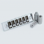 Guyker Harmonikos Tune-O-Matic 6 Stygų Gitaros Tiltelis Gm013 gray