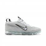 Nike Air VaporMax 2021 Flyknit 'Monochrome' (Unisex) Balti / Juodi / Metalinio Sidabro / Pilki Bėgimo Bateliai DH4084 100 42.0 white