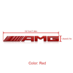 3D ABS AMG logotipas emblema lipdukas galinės bagažinės emblema lipdukas Auk&scaron;tos kokybės automobilio i&scaron;orės stiliaus priedai raudona