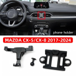Telefono laikiklis MAZDA CX-5 CX-8 II MK2 2017-2020 2021 2022 2023 2024 Mobiliojo telefono laikikliai Automobilio aksesuarai black