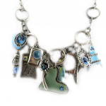 Les Tr&eacute;sors De Lily [E0694] - Collier Cr&eacute;ateur 'Tour du Monde' Bleu mėlyna