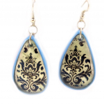 Les Tr&eacute;sors De Lily [L5226] - Boucles Cr&eacute;ateur 'Kilimanjaro' bleu beige mėlyna