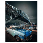 &bdquo;Pasidaryk pats&ldquo; 5d deimantų tapyba cirkoniais deimantiniais siuvinėjimais Europa Automobilių miesto tilto siuvinėjimas kryželiu 20X30CM