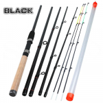 Me&scaron;kerykočiai Feeder 3M/9.8FT Spininginė me&scaron;kerė 30-120g Kelioniniai karpių žvejybos reikmenys. juoda