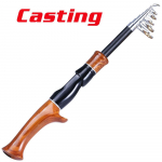 Itin jautrus anglies pluo&scaron;to teleskopinis medžio grūdų me&scaron;kerykotis 1,6 m Superhard Profesionalus liejimo jūrinės žvejybos kotas Spinning1.6M