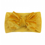Big Bows Baby Girl galvos apdangalas Turbanas Vienspalvis Elastingas Naujagimio Galvos apdangalas Mergaitėms Mink&scaron;tos medvilnės Kūdikių plaukų aksesuarai tamsiai rausva spalva