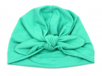 Graži Bowknot kepurė kūdikiui mink&scaron;ta kepurė mergaitei turbana kūdikiui kūdikiui naujagimiui kepurė Kapotas Galvos apdangalas vaiki&scaron;ka kepurė Beanie žalia