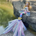 45 cm Mermaid Baby Bjd lėlė su 11 sąnarių kilnojama lėlė plaukiojanti undinėlė žaislinė mergaitė Kalėdų dovanos