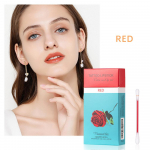 Cigarette Case Cotton Swab Lip Glaze Lūpų dažų rinkinys Lūpų dažų lūpų dažai 20pcs raudona