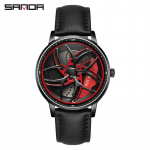 &bdquo;Sanda Watch&ldquo; vyri&scaron;kas tu&scaron;čiaviduris laikrodis, kūrybingas asmenybės kvarcinis laikrodis &bdquo;Cool Wheel&ldquo; serijos stiliaus laikrodis