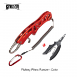 Kingdom Fishing Tools Nerūdijančio plieno žvejybos lūpų griebtuvas Reguliuojamas diržas Grabber žuvies rankena su laikymo virvės reikmenimis