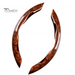 1 pora patvarių itin plonų kvėpuojančių vairo apsaugų, neslystantis vairo užvalkalas, automobilių aksesuarai 38cm kava