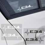 2 vienetai kelių modelių automobilių langų lipdukai ir lipdukai Automobilių kėbulo lipdukai Variklio gaubto lipdukai, skirti BMW E60 E61 E46 E39 E91 lipdukai Priedai E34