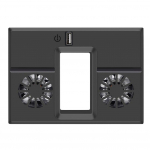 Au&scaron;inimo ventiliatorius, suderinamas su Xbox Series X USB i&scaron;oriniu au&scaron;intuvu turbo temperatūros valdymo ventiliatoriaus konsolės au&scaron;inimo sistema, skirta Xbox Series X without LED light