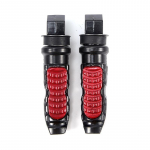 1 pora 8 mm universalių motociklų galinių kojų atramų pedalų aliuminio motociklų kojų atramų atrama kojoms raudona