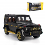 1/32 mastelio lydinio kolekcionuojamas Benz G63 AMG žaislinė transporto priemonė, i&scaron;traukiamas liejamas automobilio modelis su &scaron;viesomis ir garsu 1/32-16.5x7x6.5cm