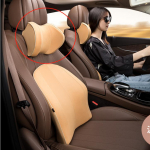 Madinga medvilninė automobilio galvos atrama Auto Space Memory Galvos pagalvė Kelioninė pagalvė U formos kaklo pagalvė None smėlis