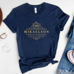 &bdquo;Vampire Diaries&ldquo; mar&scaron;kinėliai Mikaelson &bdquo;Always and Forever&ldquo; mar&scaron;kinėliai Originalūs &bdquo;Vampires Mystic Falls Tee Salvatore Brothers&ldquo; mar&scaron;kinėliai gerbėjų vir&scaron;us L