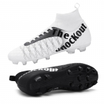 31-48unisex Futbolo batai High-gang AG Long Nail Vyri&scaron;kos/moteri&scaron;kos Auk&scaron;tos elastinės kojinės Treniruotės Menas Grassland Vaiki&scaron;ki futbolo batai