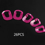 26 vnt./rinkinys Nagų lako aplikatorius, pagalbinis nagų dailės įrankis, gelis nagų lakas, apsaugantis nuo i&scaron;siliejimo lipdukai nagų kra&scaron;tų spaustukai