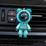 Automobilio oro i&scaron;leidimo angos kvepalų klipas Animacinis filmas Astronautas Oro kondicionierius Oro kondicionierius Oro i&scaron;leidimo anga automobiliui Aromaterapijos klipas Automobilio interjero priedai žalia