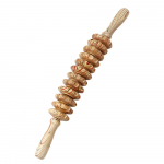 1 PC medinis lankstomas masažo volelis medinis terapinis masažuoklis, limfos drenažas, celiulito trigerio ta&scaron;ko rankinis raumenų atpalaidavimas