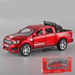 1/32 mastelio Ford Raptor F350 pikapas Diecast automobilio modelio žaislas, patraukiama atgal žaislinė transporto priemonė su garsu ir &scaron;viesa vaikams, mažiems berniukams, mergaitėms, dovanų kolekcija 1/32-17.5x6.5x6.5cm