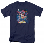 Steven Universe Group Shot Cartoon Merchandise Navy Unisex mar&scaron;kinėliai S