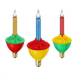 3 vnt Kalėdiniai burbuliniai &scaron;viestuvai, IP65, atsparūs vandeniui, taupantys energiją taupantys kalėdiniai pakabinami vidaus &scaron;viestuvai 3pcs