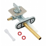 Kuro čiaupo vožtuvas &bdquo;Petcock&ldquo; degalų bako dujų jungiklio vožtuvo siurblys YZ250F, skirtas YAMAHA WR426 XT600 XT350 XT22 R6C8 silver-One-size