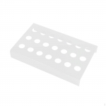 Akrilinis ledų kūgio laikiklis, keksiukų kūgių kepimo lentynėlė, vaflių laikiklis gaminimui 22.5cmx14cmx3cm