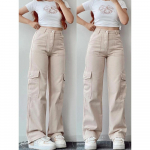 Y2K moteri&scaron;kos vintažinės krovininės kelnės Streetwear korėjieti&scaron;kos Harajuku para&scaron;iutinės kelnės smėlio spalvos sportinės kelnės plačios bėgimo kelnės XXL abrikosas
