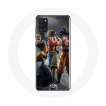 Coque pour Samsung Galaxy A21s Sangoku naruto Luffy one piece Dragon Ball z 3D Anime manga