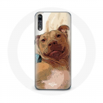 Coque pour Huawei P20 American Pit Bull Terrier Marron