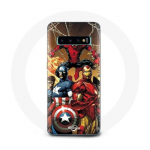 Coque pour Samsung Galaxy s10 edge Avengers invaders Anciens soldats