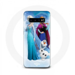 Coque pour Samsung Galaxy S10 Edge La Reine Des Neiges Elsa Anna Olaf