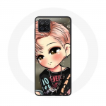 Coque pour Samsung Galaxy A12 BTS Bangtan Sonyeondan Jimin Not Today Fanart